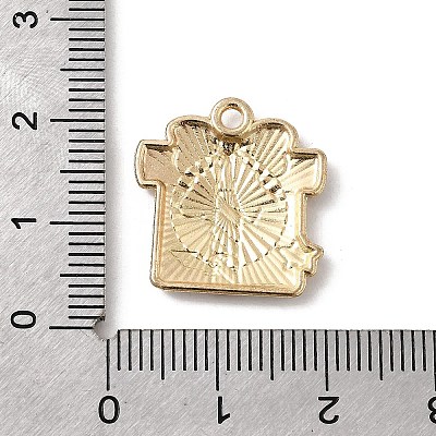 Christmas Alloy Enamel Pendants FIND-H055-17F-G-1