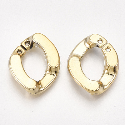 UV Plating ABS Plastic Linking Rings CCB-S162-09G-1