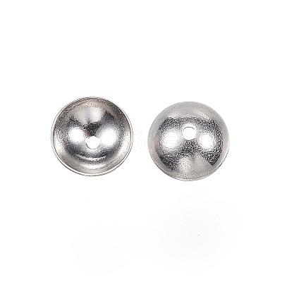 Tarnish Resistant 201 Stainless Steel Bead Caps STAS-F040-20D-P-1