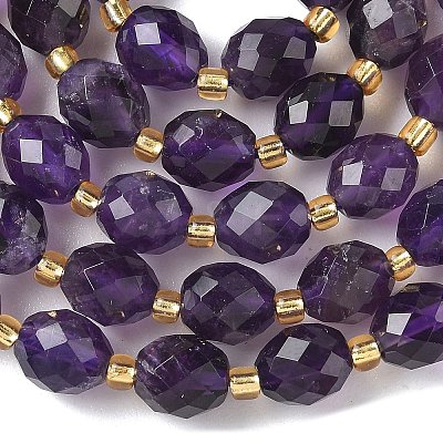 Natural Amethyst Beads Strands G-F809-A32-01-1