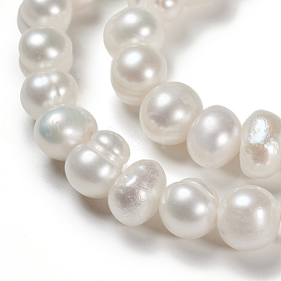 Natural Cultured Freshwater Pearl Beads Strands PEAR-N013-06G-1