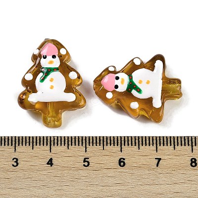 Christmas Theme Handmade Lampwork Beads LAMP-I027-07H-1