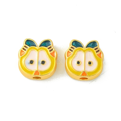 Alloy Enamel Beads ENAM-D047-04G-1