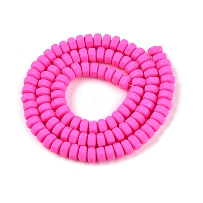 Handmade Polymer Clay Beads Strand CLAY-T021-01I-1