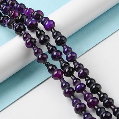 Natural Agate Beads Strands G-C039-C03-1