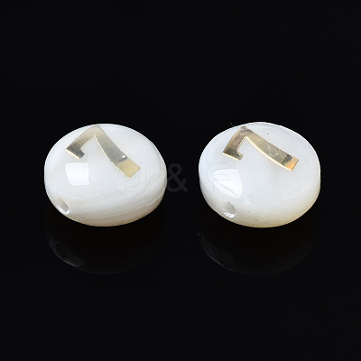 Natural Freshwater Shell Beads SHEL-N003-20-07-1