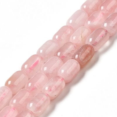 Natural Madagascar Rose Quartz Beads Strands G-G980-13-1