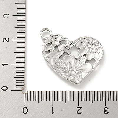 Non-Tarnish 304 Stainless Steel Pendants STAS-L278-036P-1
