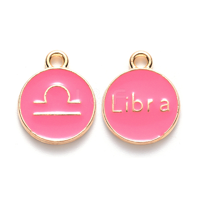 Alloy Enamel Pendants ENAM-S124-01A-03K-1