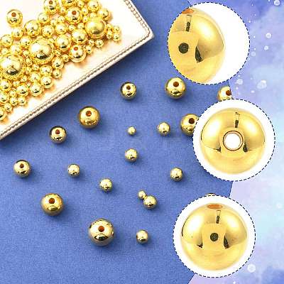 1377Pcs 5 Styles ABS Plastic Beads OACR-FS0002-43-1