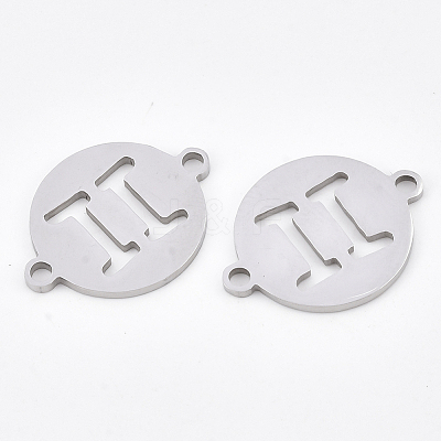 Tarnish Resistant 201 Stainless Steel Links connectors STAS-T044-33P-1