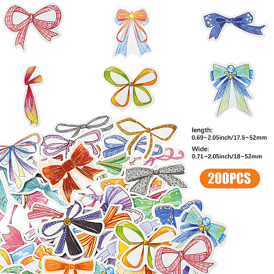 4 Sets PVC Plastic Decorative Sticker Labels DIY-SP0005-31A-1