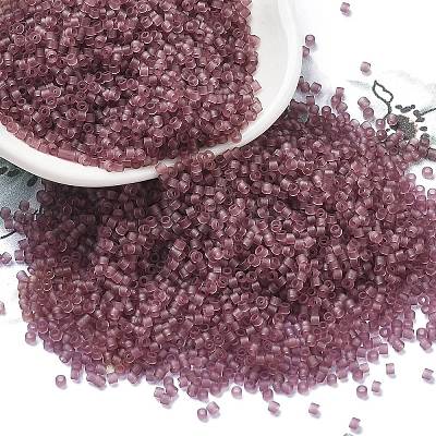 Frosted Colours Glass Seed Beads SEED-H003-06A-1