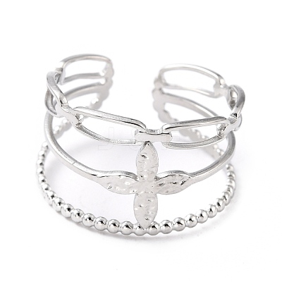 Non-Tarnish 304 Stainless Steel Finger Rings X-RJEW-L102-22P-1