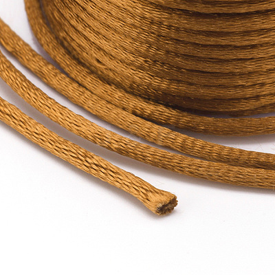 Nylon Satin Rattail Cords NWIR-L006-2mm-30-1