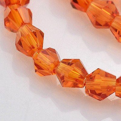 Faceted Bicone Glass Beads Strands LS-EGLA-P017-3mm-06-1