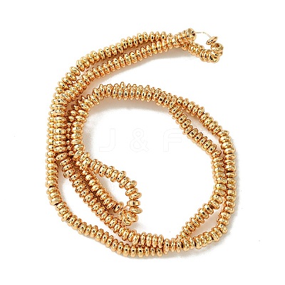Electroplated Synthetic Non-Magnetic Hematite Beads Strands G-H020-J01-03-1
