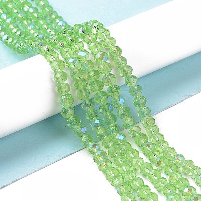 Electroplate Glass Beads Strands EGLA-A034-T10mm-L17-1