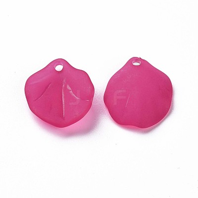 Transparent Frosted Acrylic Pendants MACR-S371-02A-706-1