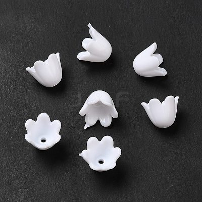 Opaque Acrylic Bead Caps MACR-J123-26-1