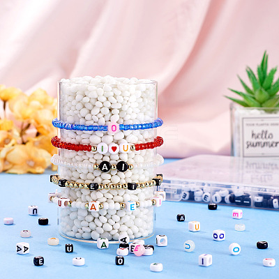 1000Pcs 40 Styles Acrylic Beads MACR-TA0002-10-1