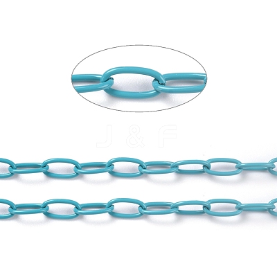 3.28 Feet Spray Painted Brass Cable  Chains X-CHC-H103-02B-1