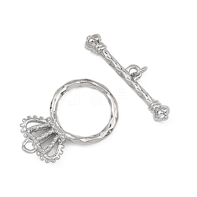 SHEGRACE Crown Brass Toggle Clasps XGRQ58345-787P-1