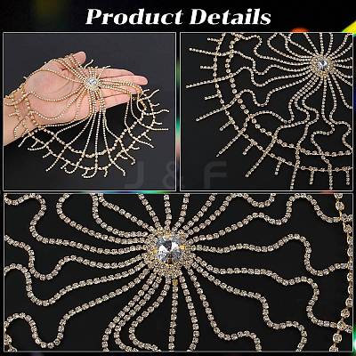 Alloy Rhinestone Headbands AJEW-WH20020-247G-1
