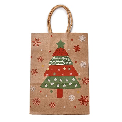 Christmas Theme Rectangle Paper Bags CARB-F011-01B-1