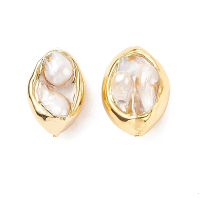 Natural Baroque Pearl Cultured Freshwater Pearl Beads PEAR-F011-23G-1