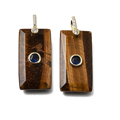 Natural Tiger Eye Pendants GG-CBA7610-05G-06-1