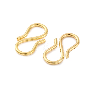 304 Stainless Steel S-Hook Clasps STAS-R157-02G-1