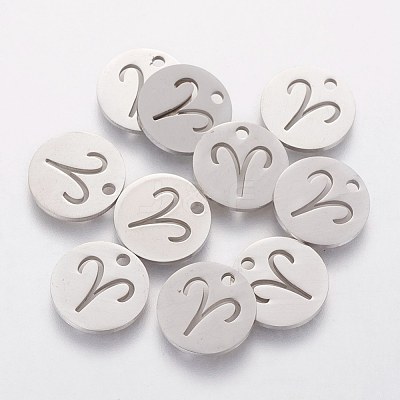 Non-Tarnish 304 Stainless Steel Charms STAS-Q201-T095-1-1