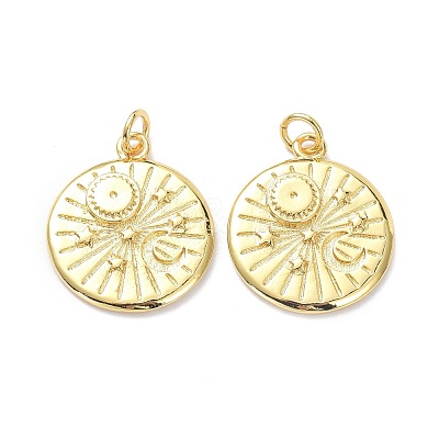 Brass Pendants KK-L206-018G-1