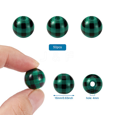 Natural Wooden Beads WOOD-TAC0010-05C-1