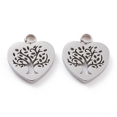 Non-Tarnish 304 Stainless Steel Charms LS-STAS-Y002-05P-1