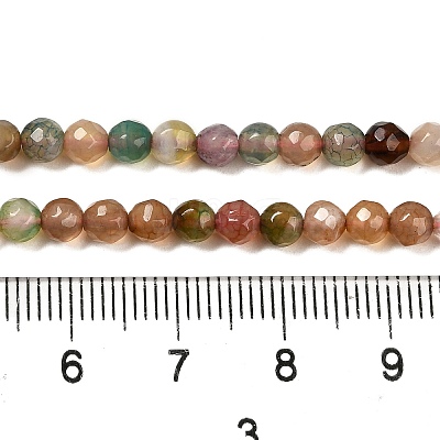 Natural Agate(Dyed & Heated) Beads Strands G-Z068-B09-02-1