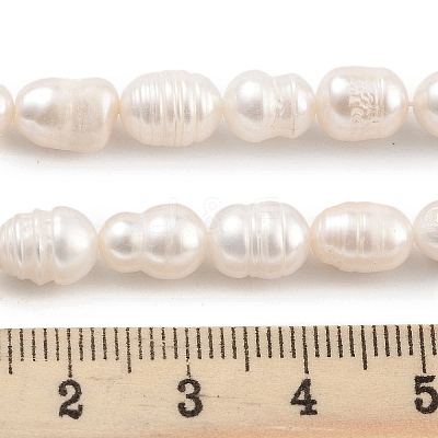 Natural Cultured Freshwater Pearl Beads Strands PEAR-P062-08A-1