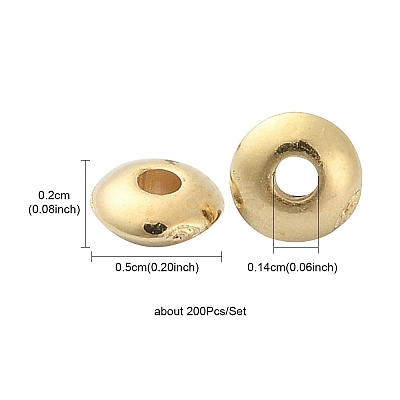 CCB Plastic Spacer Beads CCB-YW0001-15-1
