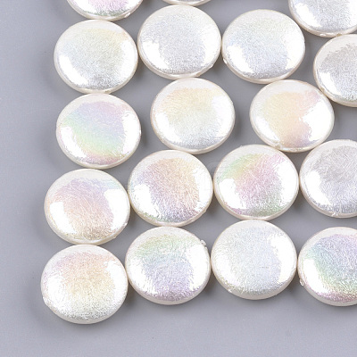 Acrylic Imitation Pearl Beads OACR-S024-10-1
