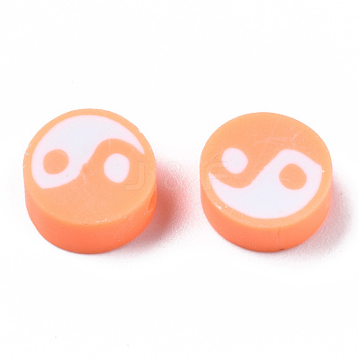 Handmade Polymer Clay Beads CLAY-T016-65C-1