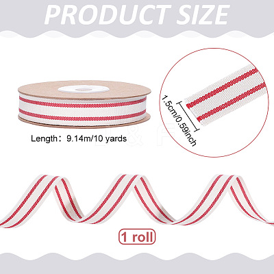 Cotton Ribbon OCOR-WH0048-05B-1