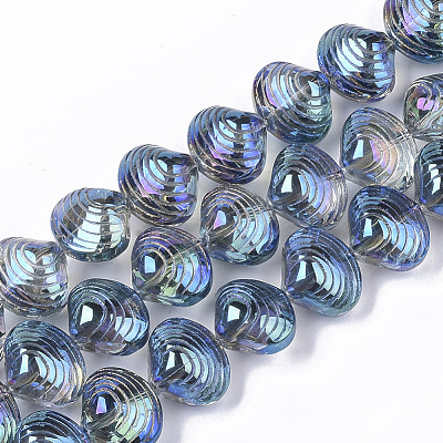 Electroplate Glass Beads Strands EGLA-S189-002B-01-1