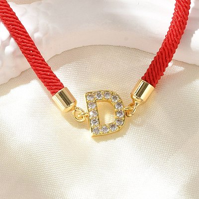 Adjustable Nylon Cord Bracelets X-BJEW-C096-01G-04-1
