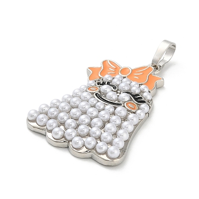 Halloween Brass Enamel Pendants KK-F915-02A-P-1