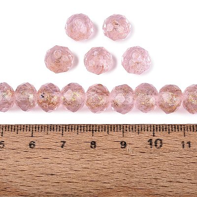 Handmade Foil Glass Beads FOIL-Q001-02K-1