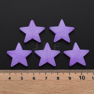 Imitation Jelly Acrylic Beads MACR-S373-90-E04-1