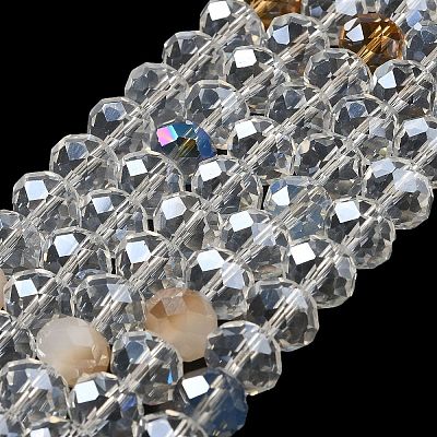 Glass Beads Strands EGLA-A034-M10mm-37-1