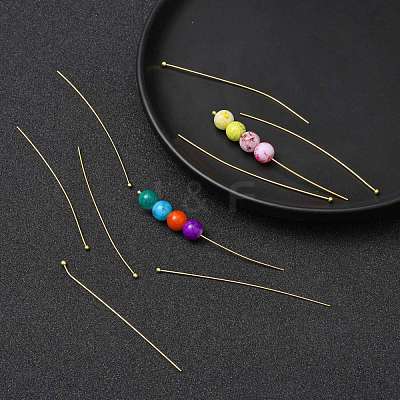 Brass Ball Head Pins X-RP0.7x70mm-G-1