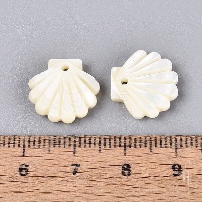 Natural Trochus Shell Carved Pendants SHEL-Q028-09-1